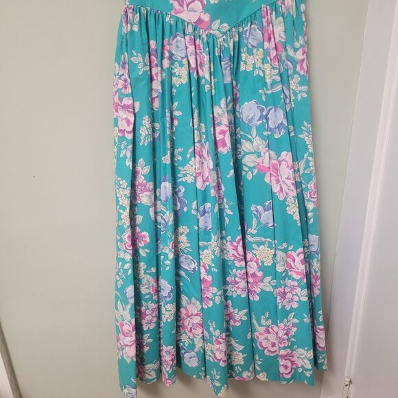 Laura Ashley Vintage 80s Floral Dress EUC size 8 - Picture 9 of 13